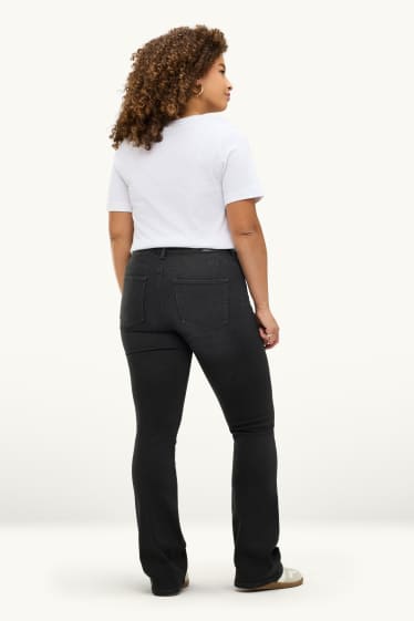 Femmes - Bootcut Jeans - mid waist - jean galbant - LYCRA® - noir