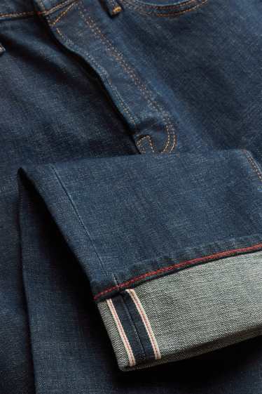 Uomo - Regular jeans - selvedge - jeans blu scuro