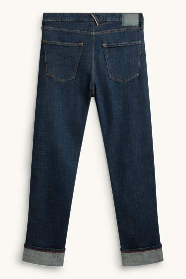 Uomo - Regular jeans - selvedge - jeans blu scuro