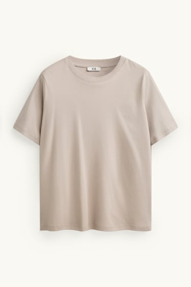 Femmes - T-shirt - regular fit - couleur sable