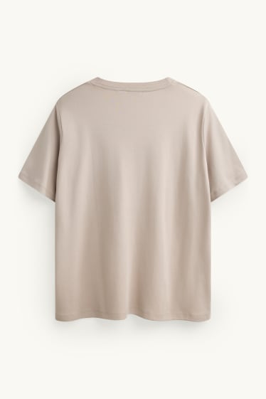 Femmes - T-shirt - regular fit - couleur sable