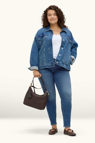 Femmes - Skinny jean - mid waist - jean galbant - LYCRA® - jean bleu