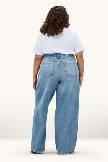 Femmes - Straight jean - mid waist - jean bleu