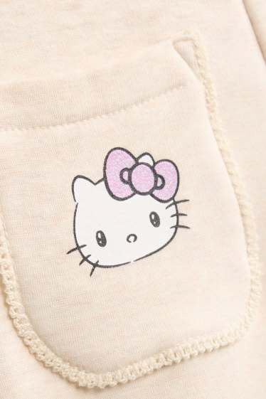 Nena - Hello Kitty - leggings tèrmics acampanats - efecte brillant - beix