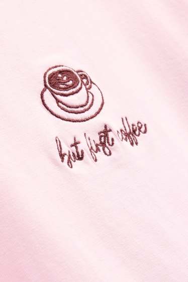 Femei - Tricou - slim fit - roz deschis