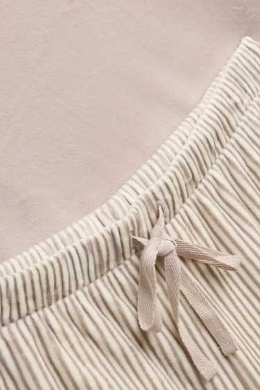 Women - Fleece pyjamas - beige