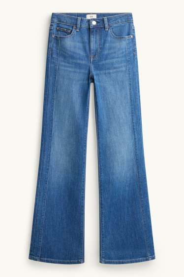 Donna - Flared jeans - vita media - jeans blu