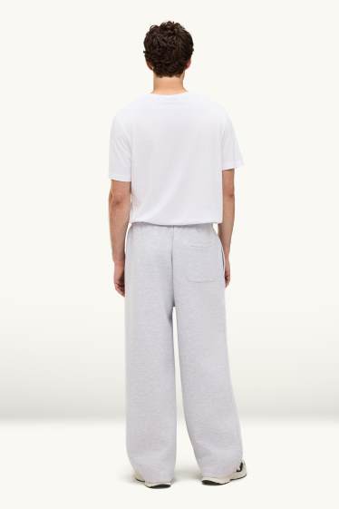 Bărbați - Pantaloni de trening - gri deschis melanj