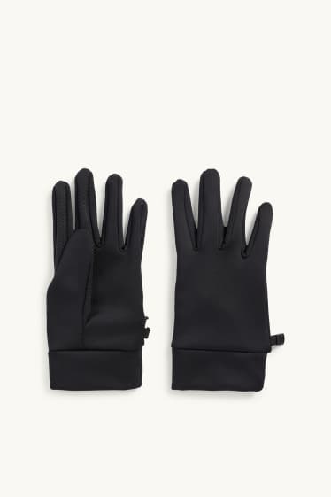 Heren - Touchscreen-handschoenen - zwart