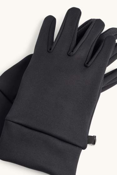 Heren - Touchscreen-handschoenen - zwart
