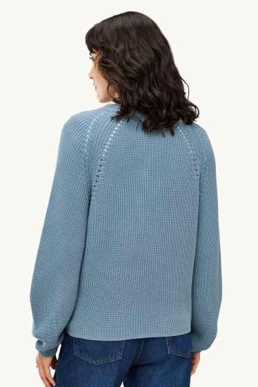 Damen - Pullover - hellblau