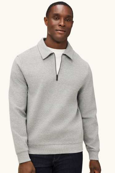 Men - Sweatshirt - gray-melange