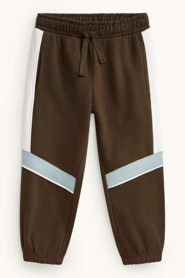 Nen - Conjunt - dessuadora i pantalons de xandall - 2 peces - marró/blau