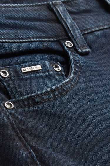 Donna - Straight jeans - vita media - LYCRA® - jeans blu scuro