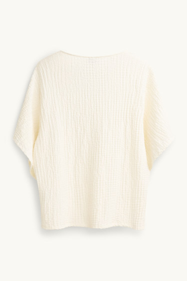 Women - T-shirt - cremewhite