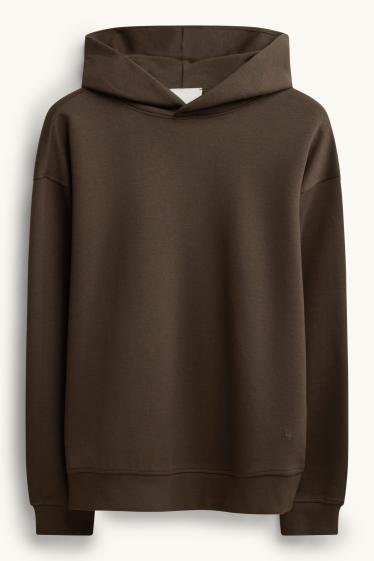Herren - Hoodie - dunkelbraun