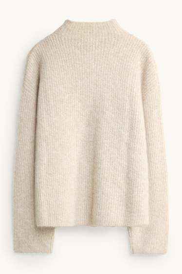Women - Jumper - light beige