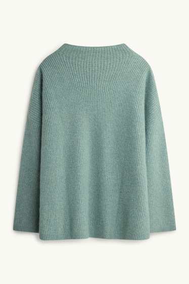Women - Jumper - light turquoise