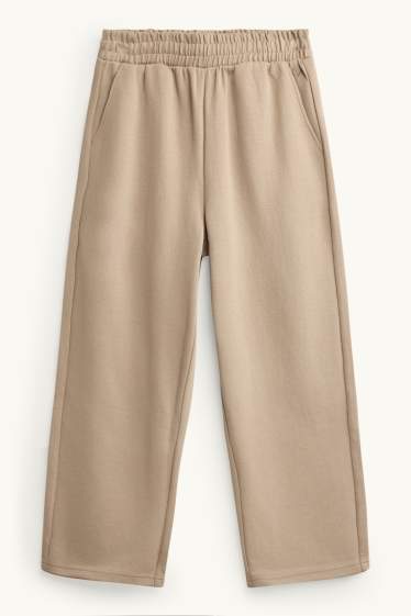 Heren - Joggingbroek - beige