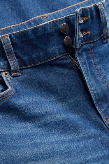 Women - Flared jeans - mid-rise waist - LYCRA ® - blue denim