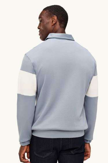 Hommes - Sweat - bleu clair