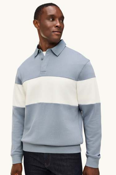 Hommes - Sweat - bleu clair