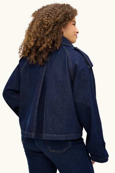 Femei - Jachetă din denim - denim-albastru închis