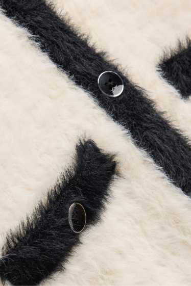 Copii - Fete - Cardigan tricotat - crem