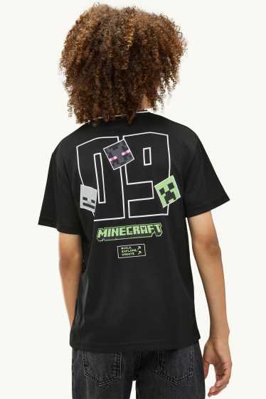 Děti - chlapci - Minecraft - tričko s krátkým rukávem - černá