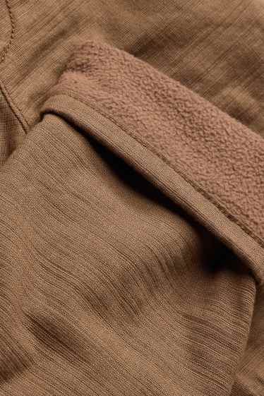 Kinderen: jongens - Thermopantalon - bruin