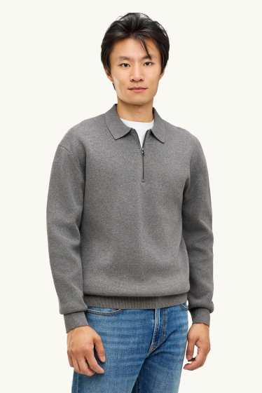 Hommes - Pull - gris
