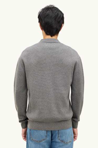 Hommes - Pull - gris