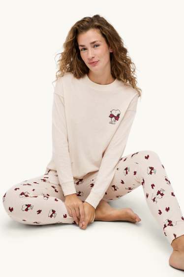 Donna - Pigiama - Snoopy - beige