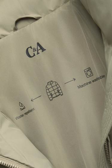 Dona - Jaqueta embuatada - resistent a l’aigua - verd clar