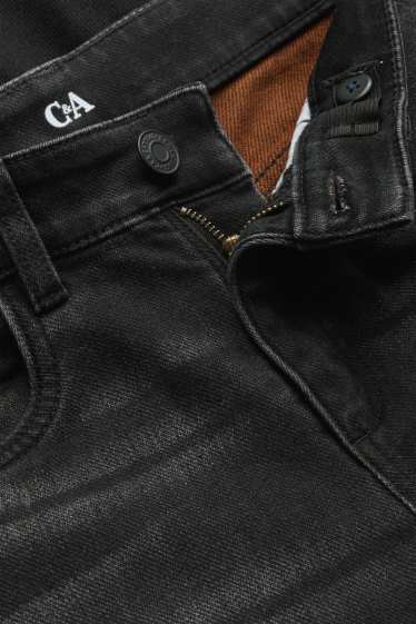 Bambini - Straight jeans - jeans termici - jeans grigio scuro