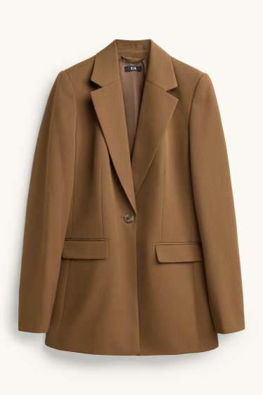 Femei - Blazer office - regular fit - maro
