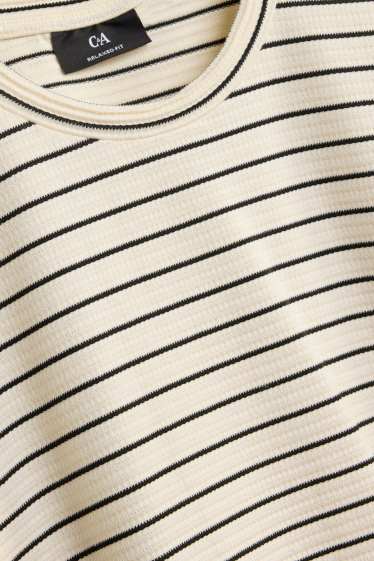 Hommes - T-shirt - blanc crème