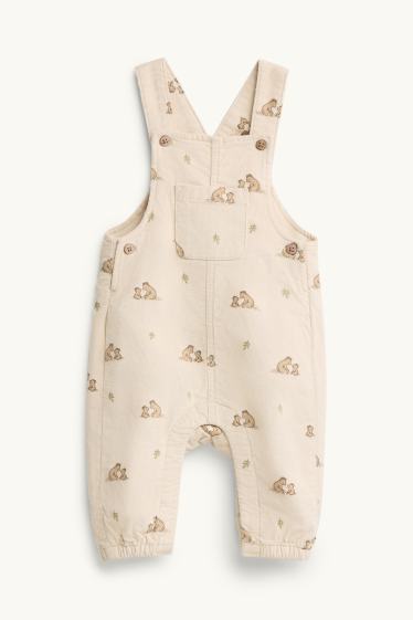 Baby Jungen - Bärchen - Erstlingsoutfit- 2 teilig - beige / grün