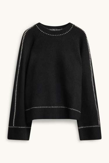 Femmes - Pull - noir / blanc