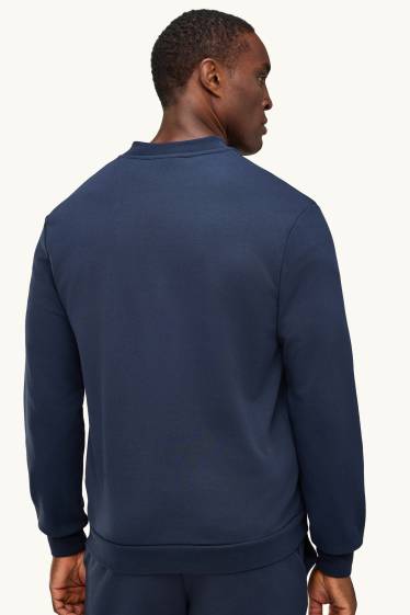 Heren - Sweatvest - blauw