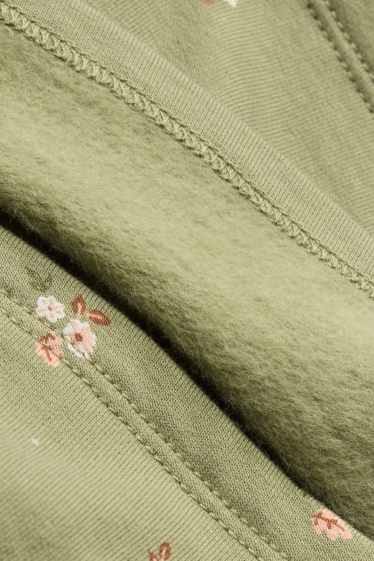 Neonate - Fiorellini - completo per neonate - 2 pezzi - verde chiaro