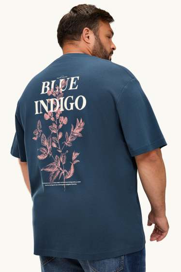 Bărbați - Tricou - relaxed fit - albastru