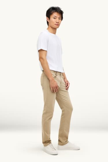 Hommes - Pantalon - slim fit - Flex jog denim - LYCRA ® - beige
