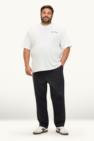 Hommes - Chino - tapered fit - noir
