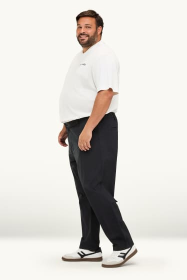 Hommes - Chino - tapered fit - noir