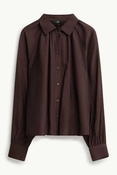 Femmes - Blouse-chemise - marron foncé
