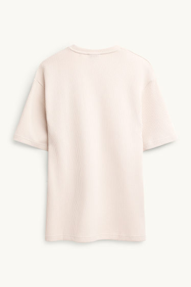 Hommes - T-shirt - blanc crème