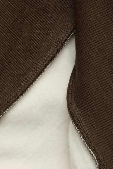 Kinder Jungen - Hoodie - braun / cremeweiss