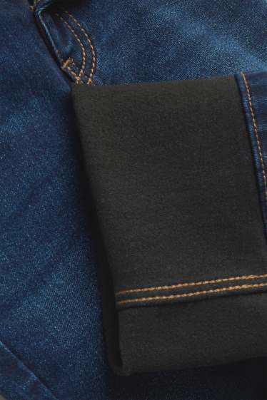 Copii - Fete - Flared jeans - jeans termoizolanți - denim-albastru închis