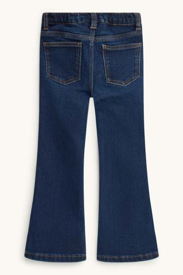 Copii - Fete - Flared jeans - jeans termoizolanți - denim-albastru închis
